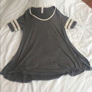 Gray Lularoe tunic top